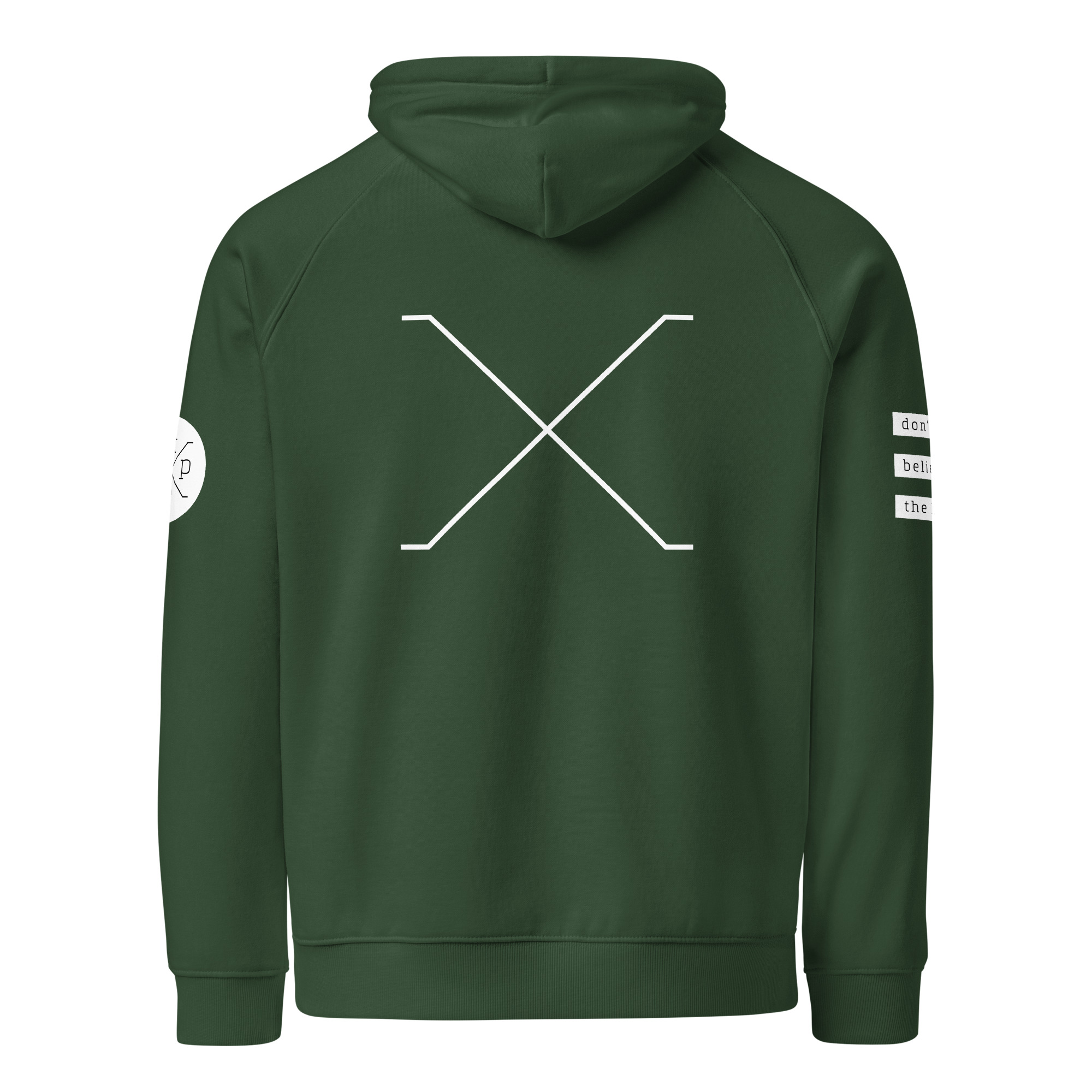 Unisex eco raglan hoodie - Color - Image 12