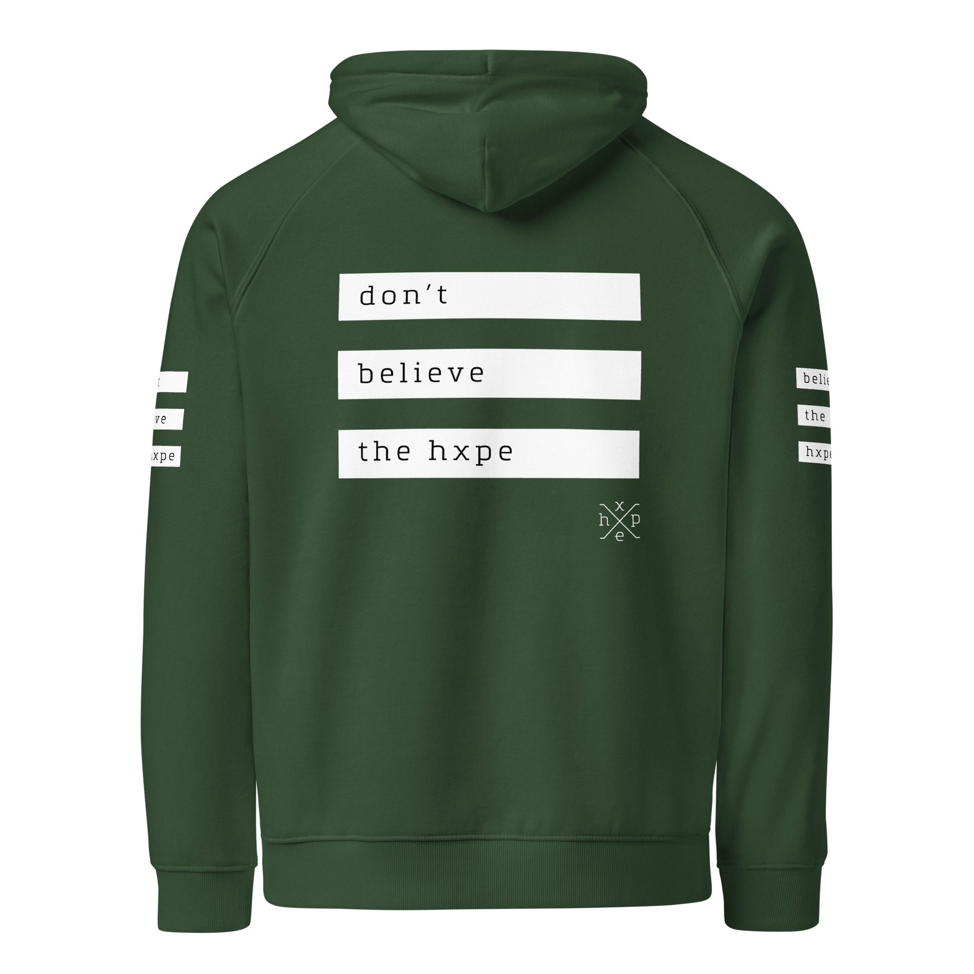 Unisex eco raglan hoodie - Color - Image 12