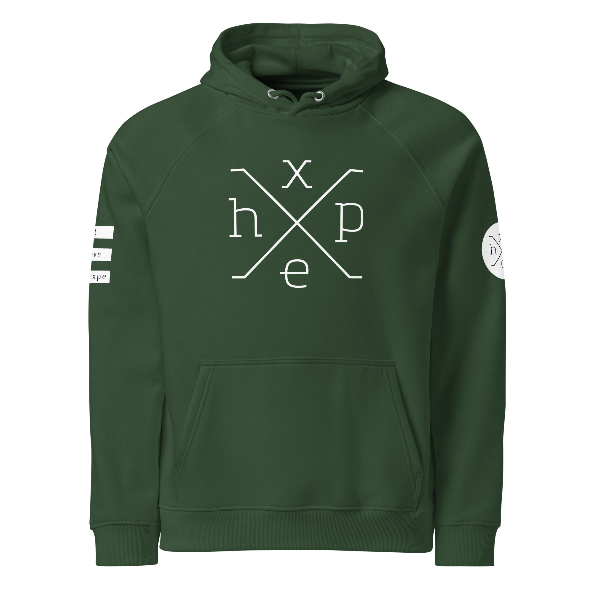 Unisex eco raglan hoodie - Color - Image 9