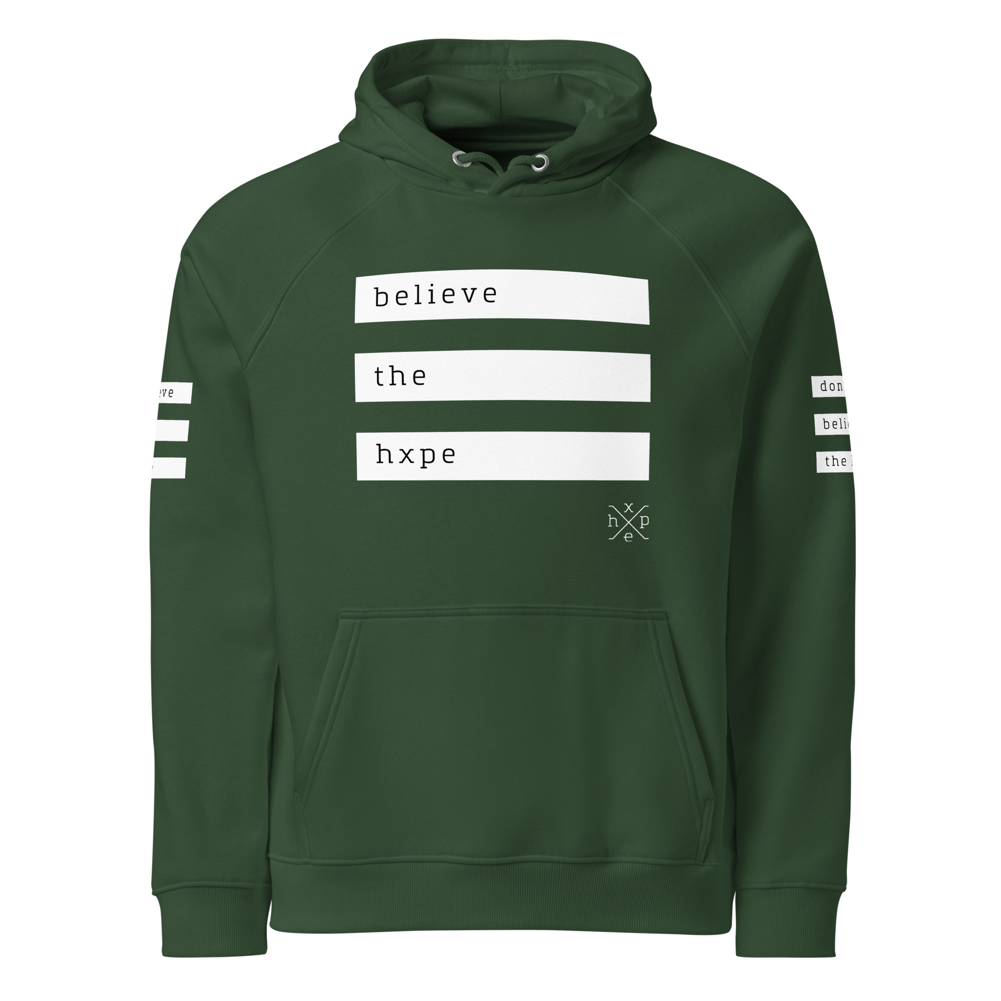 Unisex eco raglan hoodie - Color - Image 9