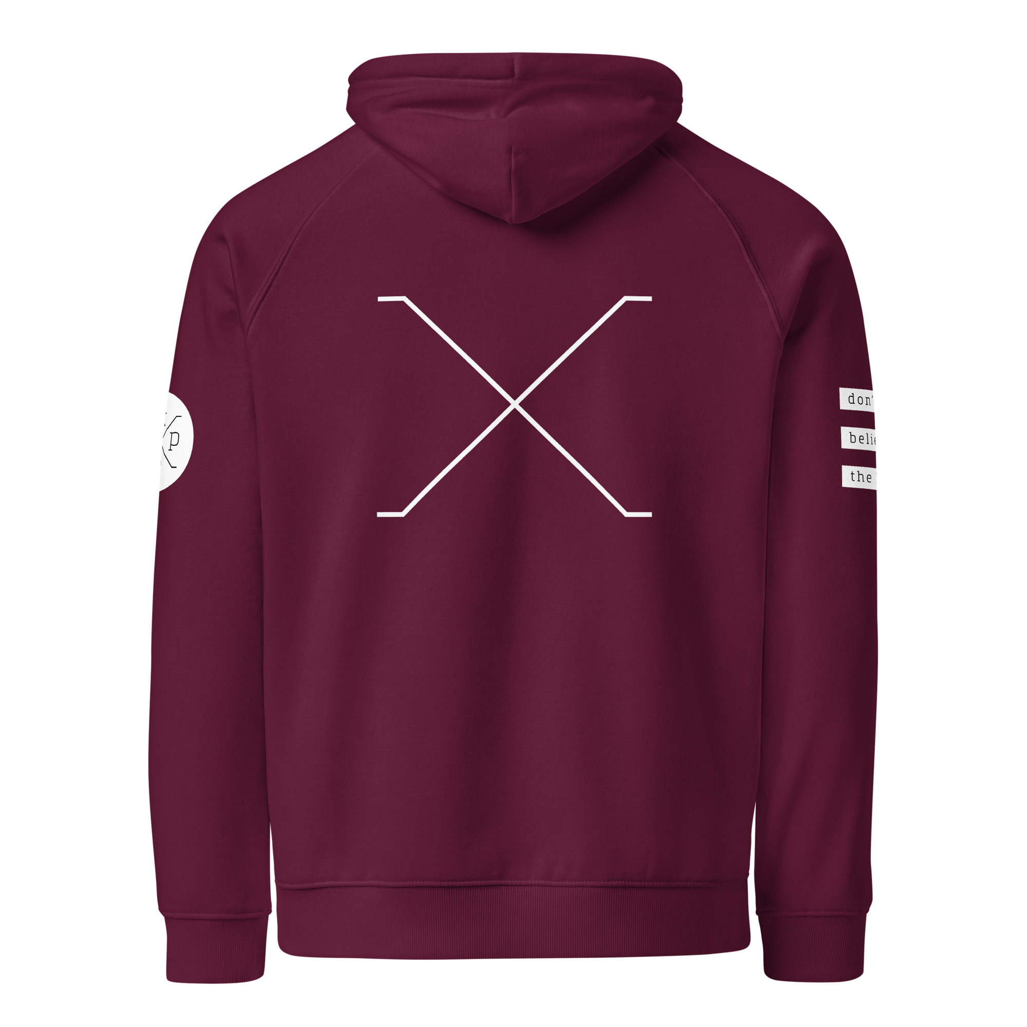 Unisex eco raglan hoodie - Color - Image 4