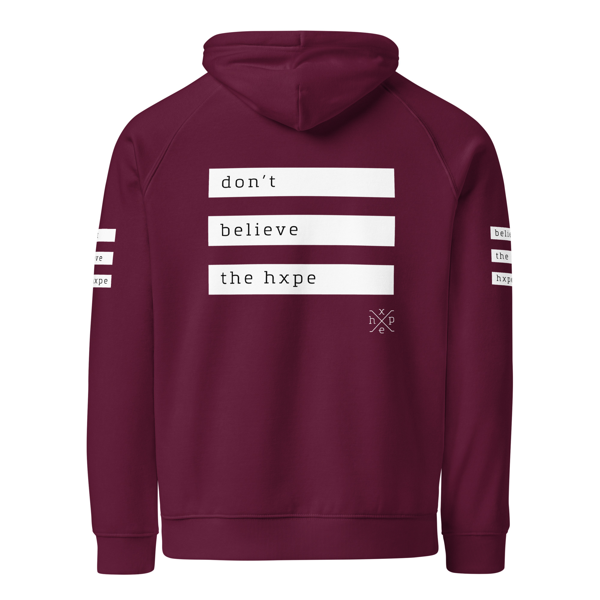 Unisex eco raglan hoodie - Color - Image 4