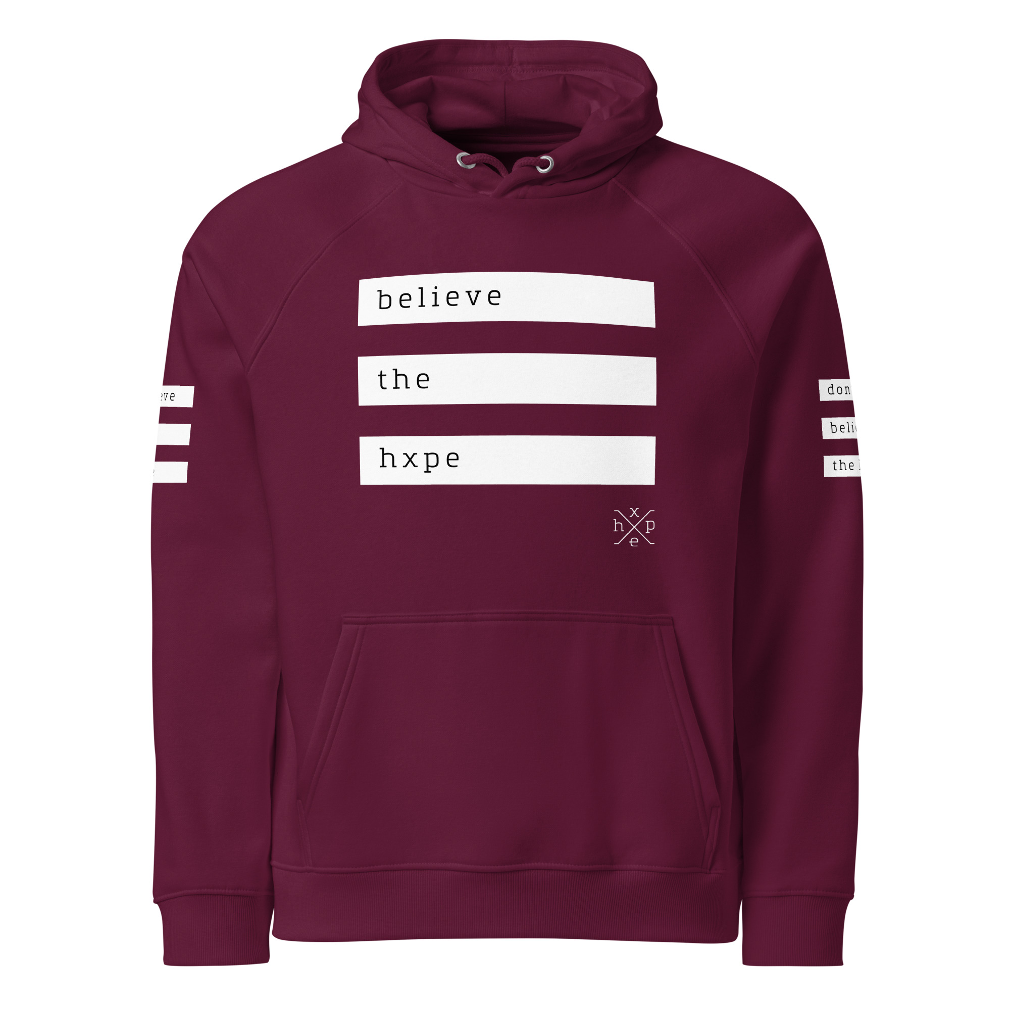 Unisex eco raglan hoodie - Color
