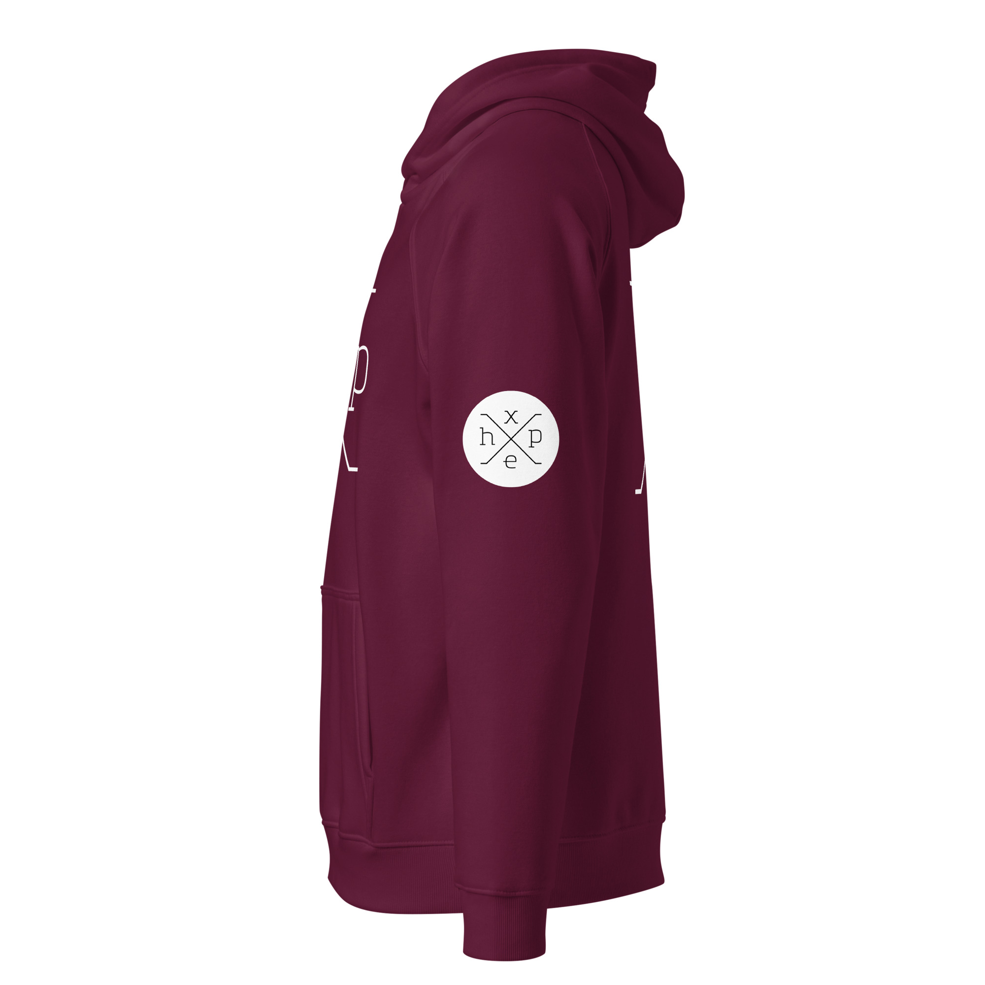 Unisex eco raglan hoodie - Color - Image 2