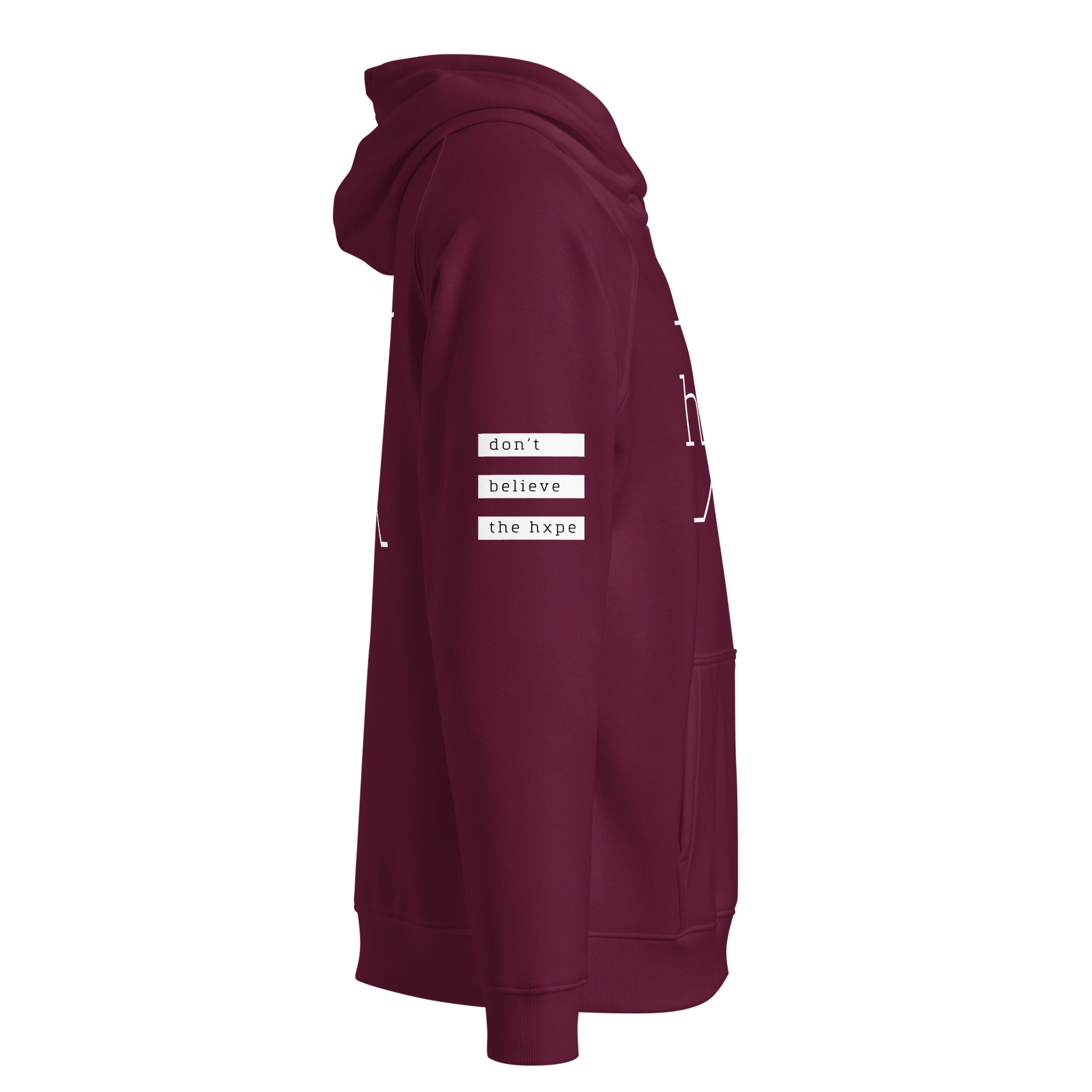 Unisex eco raglan hoodie - Color - Image 3