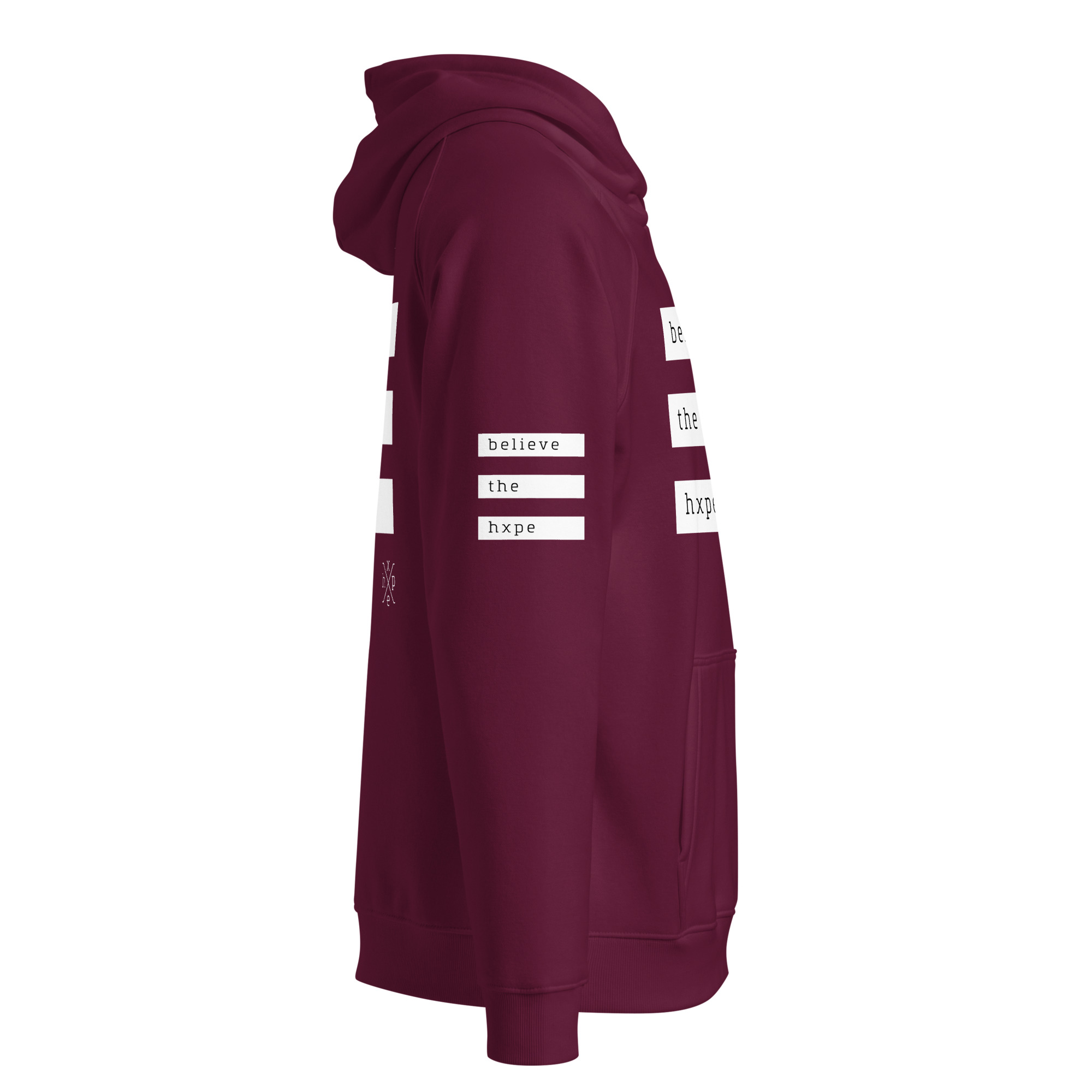 Unisex eco raglan hoodie - Color - Image 3