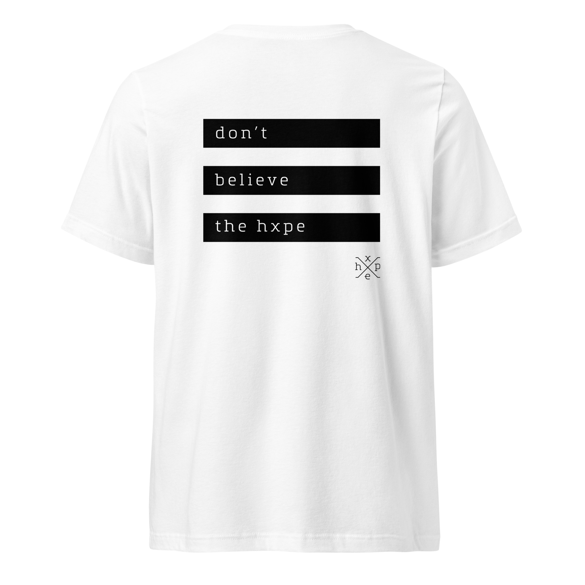 Unisex Short Sleeve V-Neck T-Shirt - White - Image 2